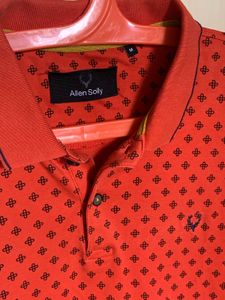 Allen Solly Printed Polo T-shirt For Men