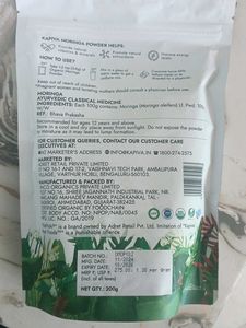 Kapiva Organic moringa Powder 200g