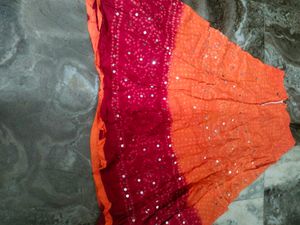 Red Yellow Skirt.