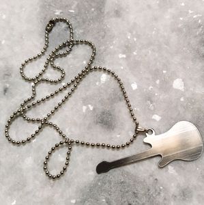 Stylish Gen-Z guitar pendant!