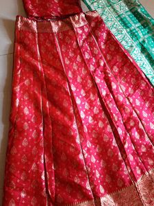 Red Lehenga Choli New Set bnarsi With Blouse Piece