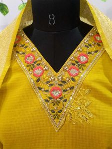Extremely Beautiful Brand New Golden Suit Set