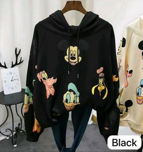 Cute Cartoon Print Hoodie