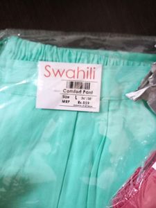 Swahili Green Comfort Pants.