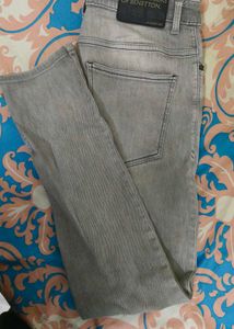 Grey Denim Jeans