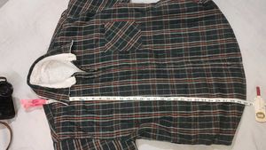 Apple Cut Checked Shirt