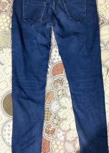High Waist Blue Denim