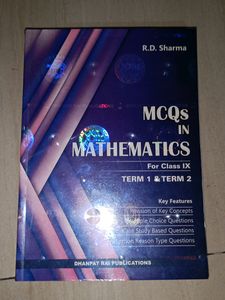 RD Sharma MCQ Book Class 9