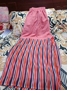 A Line Frock With Plazzo