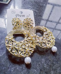 Two Pair Of Chandbali Earrings