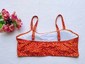 Shein : Floral Print Crop Top