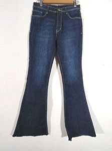 Bootcut High-waisted Jeans