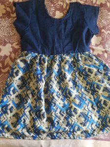 Navy Blue Top For Girls
