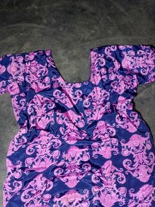 purple heavy patyala silk salwar kameez