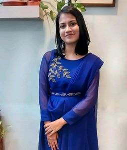 Stylish Women Gown With Dupatta & Belt