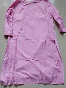 Pink Embroidered Kurti