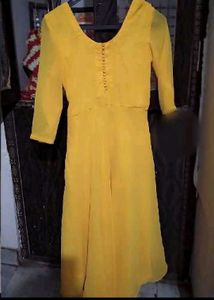 Yellow gown