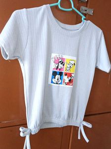 Cartoon Graphic Print Tee