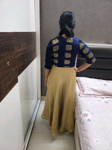 Partywear One piece dress for girls