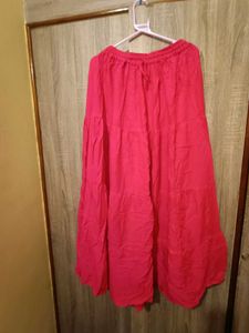 Pink Ruffle Skirt