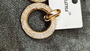 Sparkling Circle Earrings