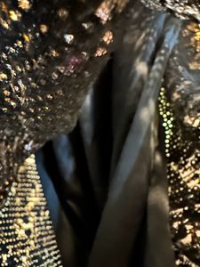 Selected Sequins Wrap Party Dress