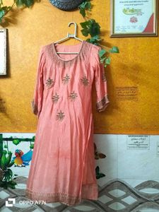 New Peach Gharara Set