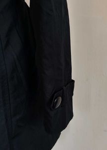 Navy Blue Classic Trench Coat