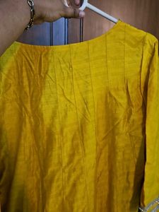 Elegant Yellow Ethnic Gown On Sale
