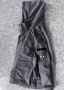 Gray Hooded Utility Jacket