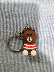 Brown Bear Keychain 🐻