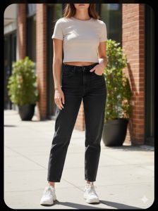 Stylish Black Denim Jeans