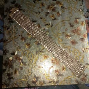 Green Choker &amp; Golden Western Set Combo