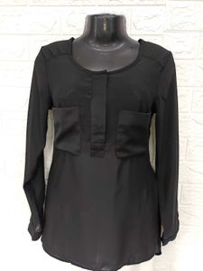 H&amp;M Black Solid Tops