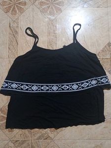 Everly Clothing Black Spaghetti Strap Top