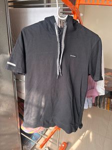 Hoodie T-Shirt (Unisex) (Size Medium)