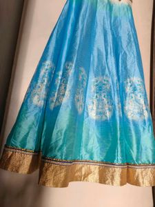 Stylish And Elegant Blue Party Wear Gown