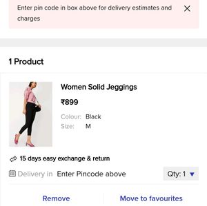 New MAX solid Black Jeggings, M