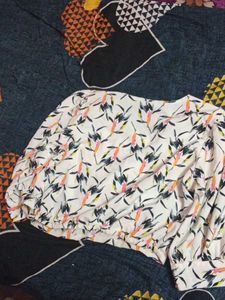 Floral Print Crop Top