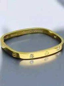 Gold-Tone Bangle with Accents