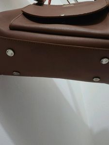 Brown Leather Tote Bag