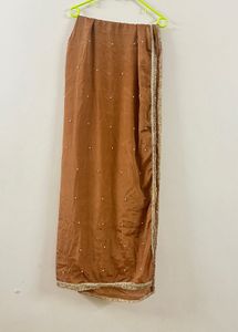 Elegant Brown Ethnic Gown ( L And XL Size)