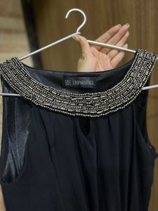Designer embellished sleeveless Dress