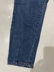 Mom’s Fit Dark Blue Jeans For Girls/women