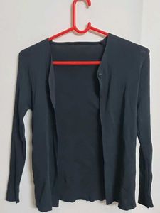 Minimalist Black Cardigan