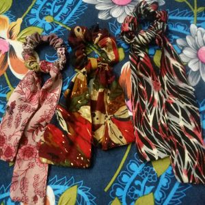 &#34;Korean Style Elegant Hair Scrunchy – Soft &amp; Comfo