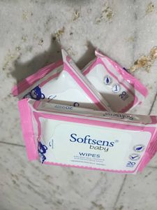 Softsens Baby Wipes ( Set Of 3)