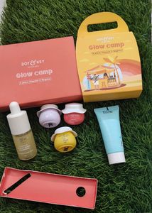 Shipping Only 29Rs/- Limited Time Offer 🫴Dot And Key 🔐 Glow Camp 5 Piece Vitamin C Regime