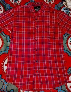 Red Checked Shirt Medium