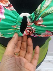 Tropical Green Shaded Bikini Set 👙